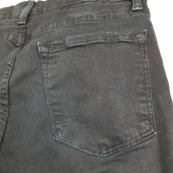 FRAME Denim Faded Black Le Skinny De Jeanne Jean Sz 26 - Picture 11 of 13